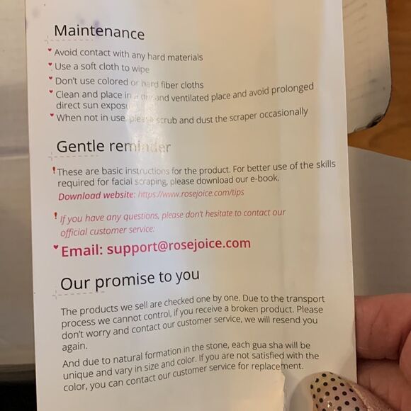 Rose Joice pearly quartz pink 3-pack facial set - Picture 6 of 6